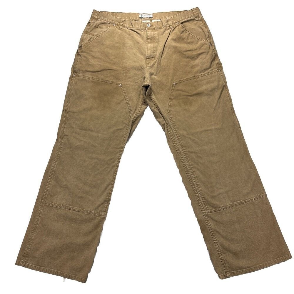 Columbia‎ Sportswear Double Knee Carpenter Pants Mens 40x31 Brown Workwear